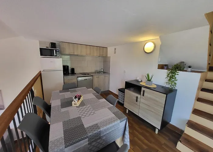 Dans Avec Piscines 4-6 Personnes Briloc 度假居 *